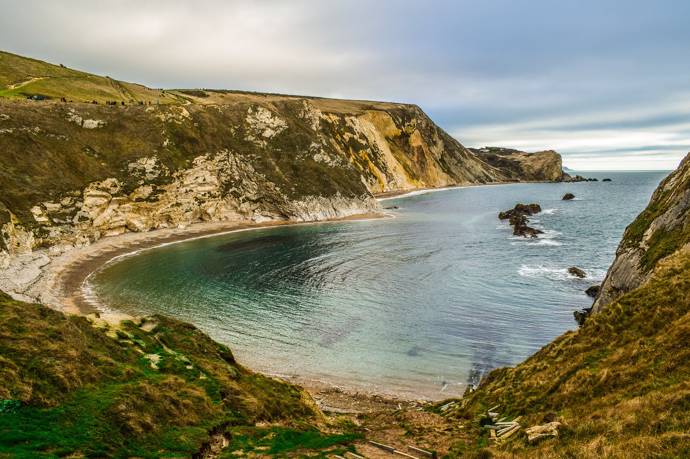 Image of an english coastline - the jurassic coast in devon